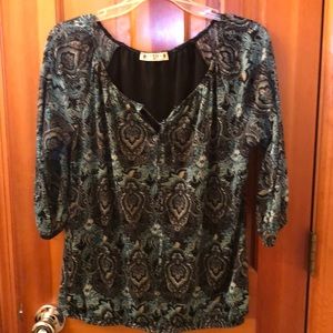 Multi colored top size medium